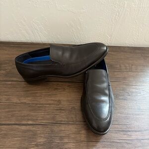 Johnston & Murphy Mens Stockton Venetian‎ Black Loafers Size 9M Leather 59-2479